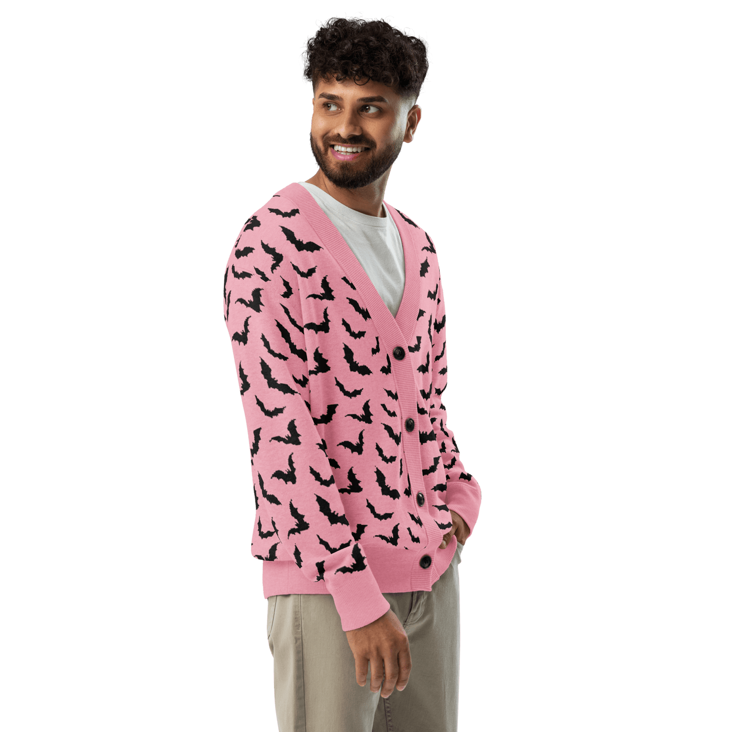 Bubblegum Bats Knit Cardigan Goth Cloth Co.