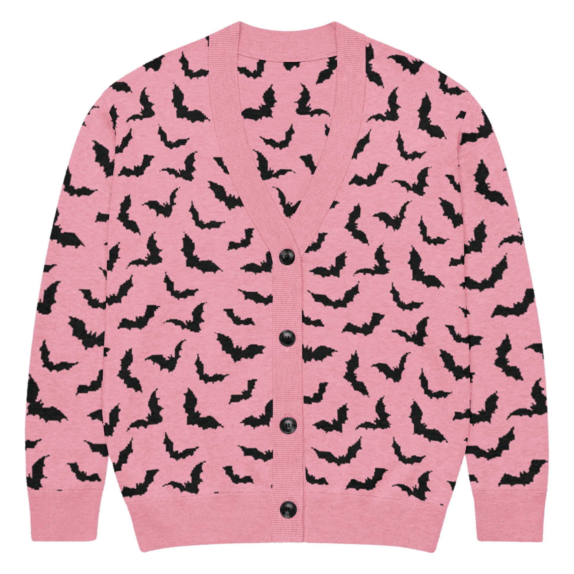 Bubblegum Bats Knit Cardigan Goth Cloth Co.