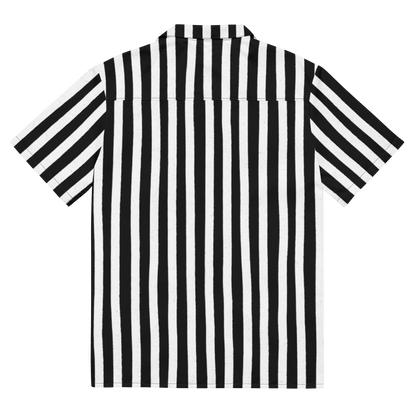 Bug Juice Boogie Striped Button-Up Shirt Goth Cloth Co.