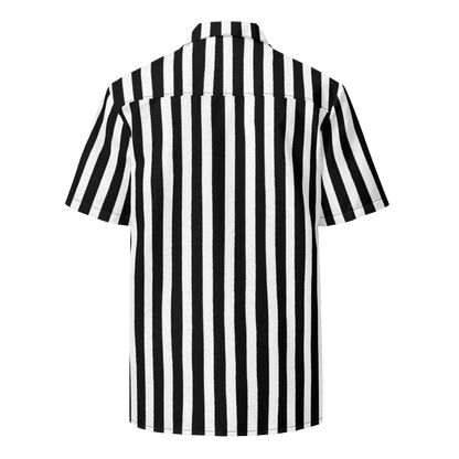 Bug Juice Boogie Striped Button-Up Shirt Goth Cloth Co.