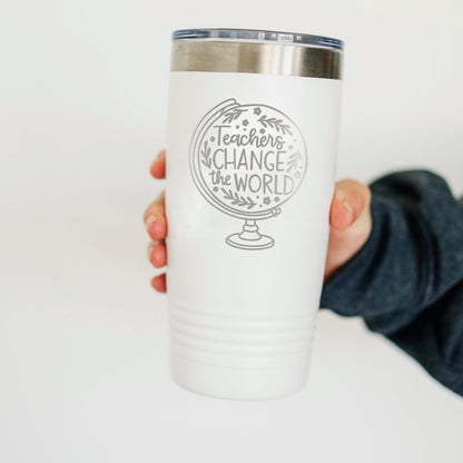 Teachers Coffee Tumbler - Double Wall Mug | Insulated Travel Cup, Durable Reusable Cup Joyful Moose