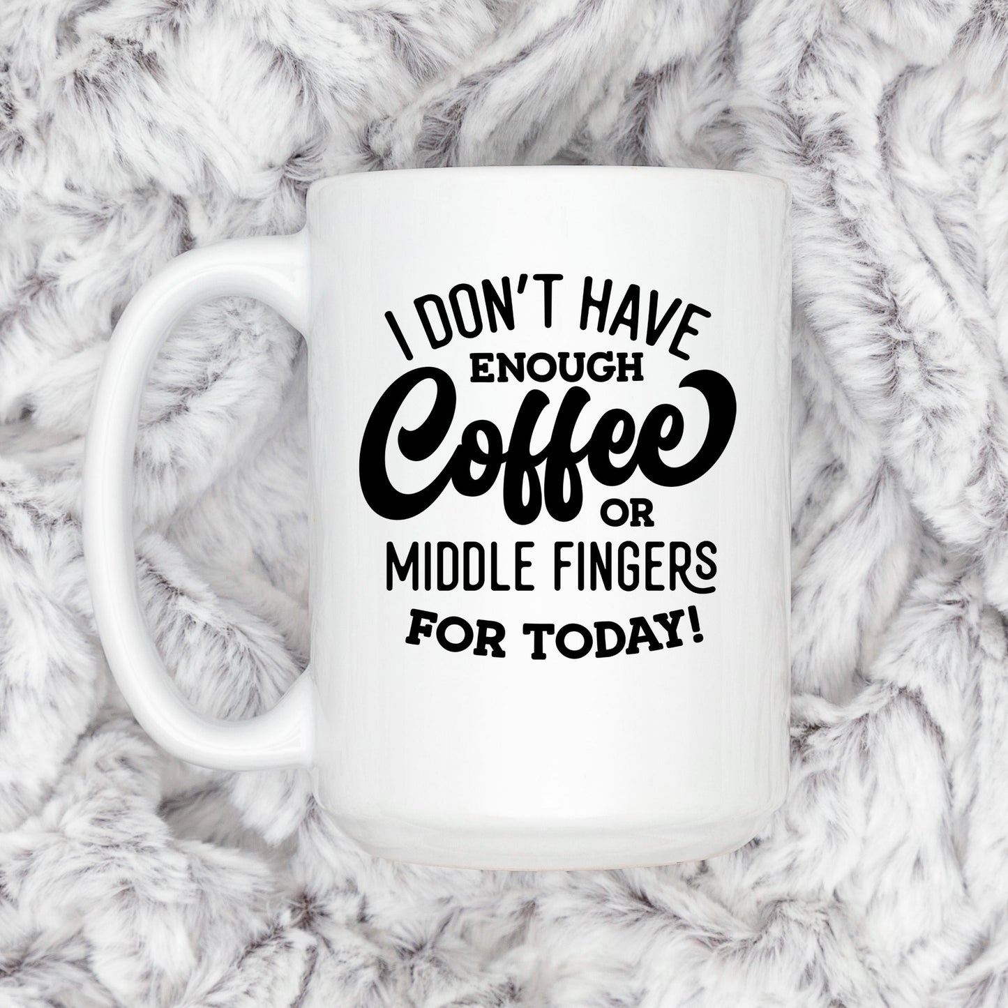 Funny Coffee Mug – Ceramic Mug with Bold Text & Sarcastic Quote for Office Joyful Moose