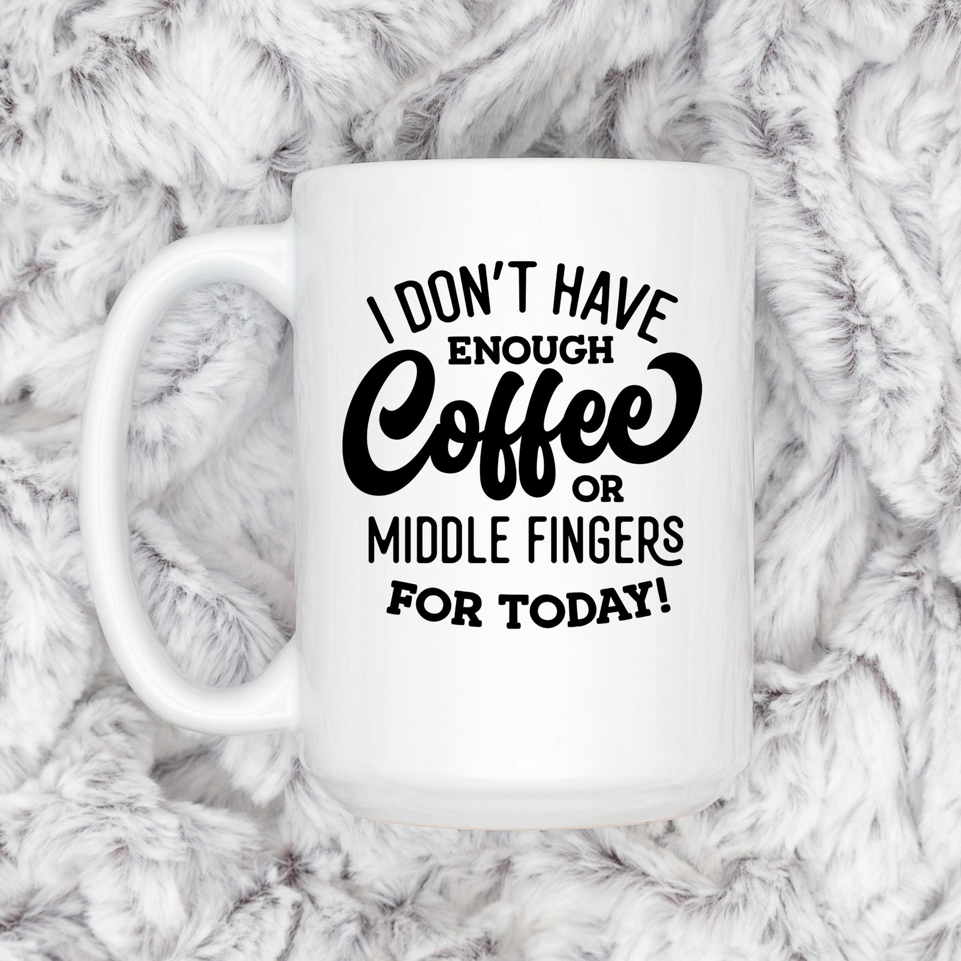 Funny Coffee Mug – Ceramic Mug with Bold Text & Sarcastic Quote for Office Joyful Moose