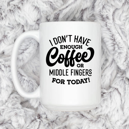 Funny Coffee Mug – Ceramic Mug with Bold Text & Sarcastic Quote for Office Joyful Moose