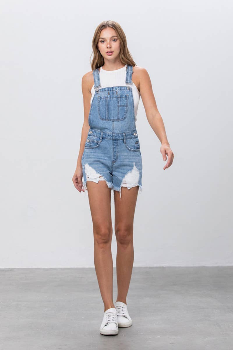 Sunshine Overall Shorts Wild Cactus Boutique