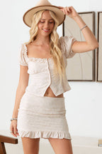 Lauren's Boho Skirt Set Wild Cactus Boutique