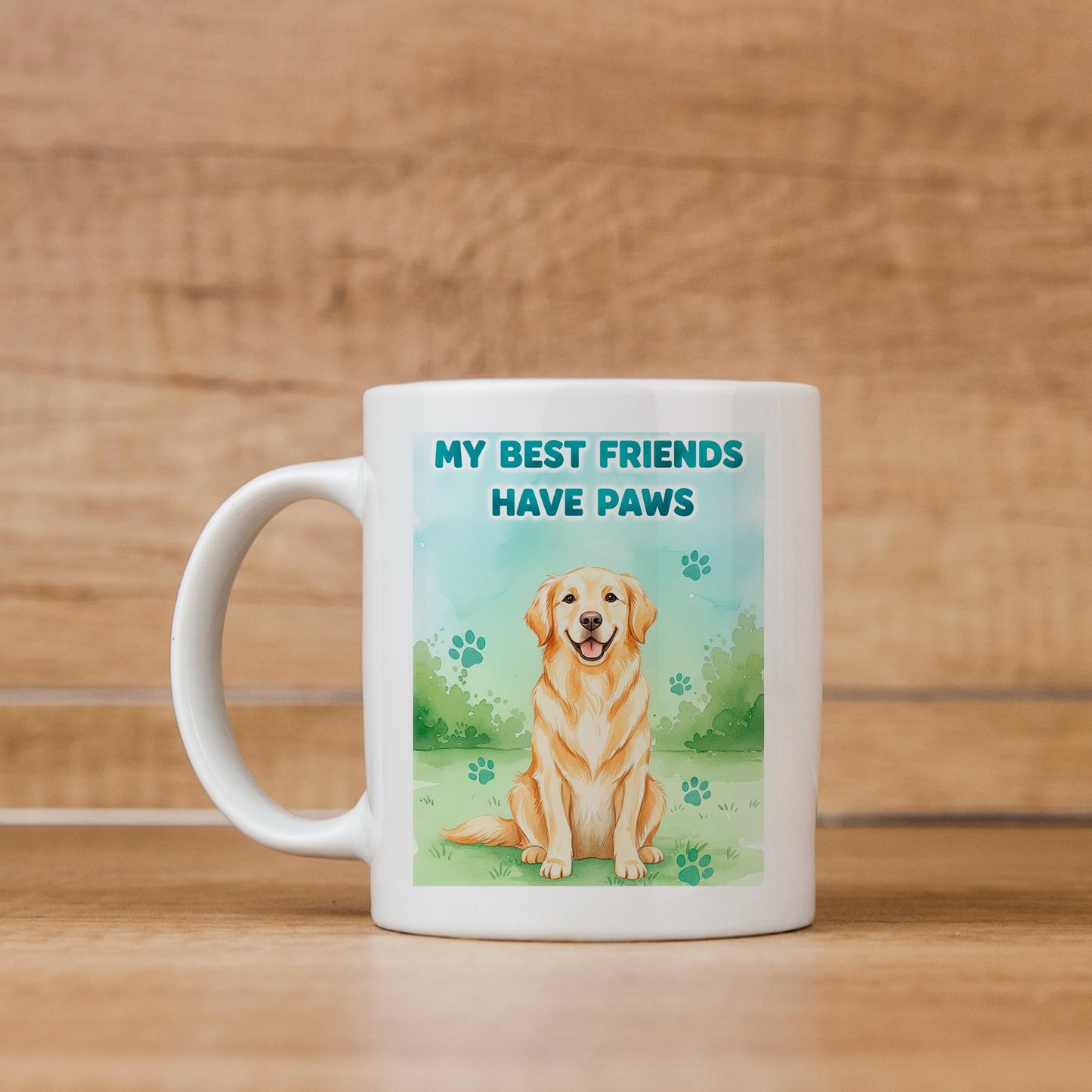Dog Lover Mug – Golden Retriever Mug | Pet Lover Coffee Cup, Dishwasher Safe Joyful Moose
