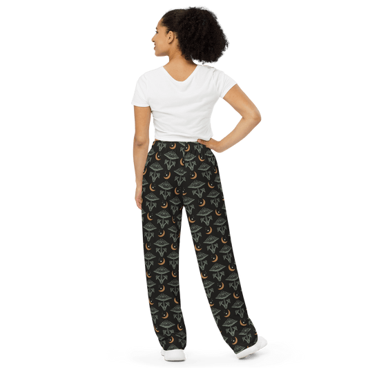 Celestial Shrooms Unisex Lounge Pants Goth Cloth Co.