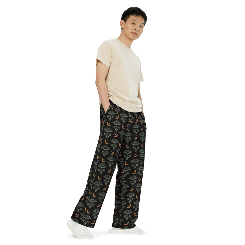 Celestial Shrooms Unisex Lounge Pants Goth Cloth Co.