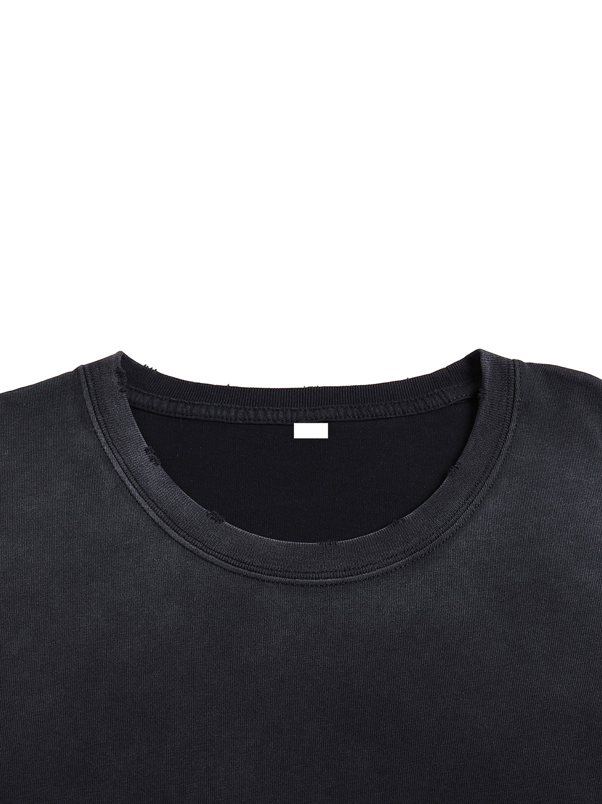 Cemetery Haunts Vintage Washed Hand-Frayed T-Shirt Goth Cloth Co.