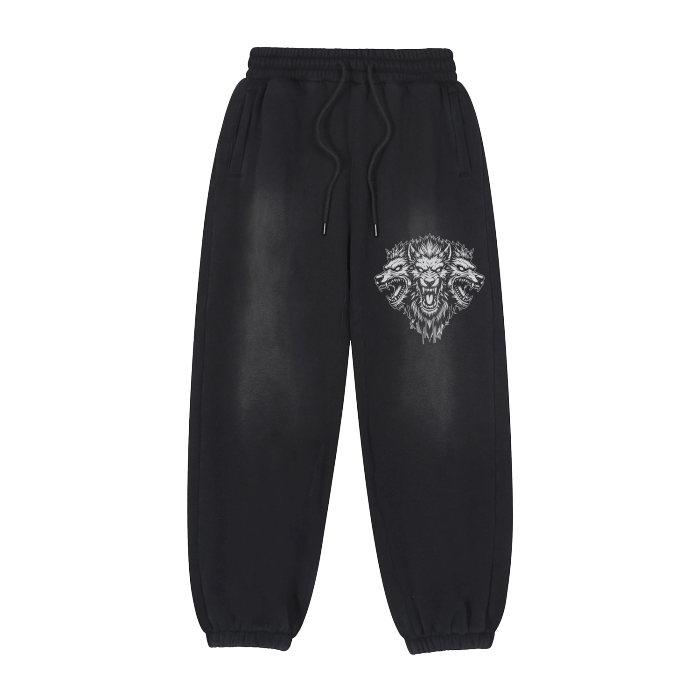 Cerberus Grunge Jogger Sweatpants Goth Cloth Co.