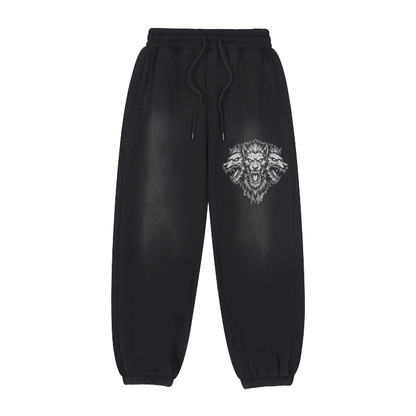 Cerberus Grunge Jogger Sweatpants Goth Cloth Co.