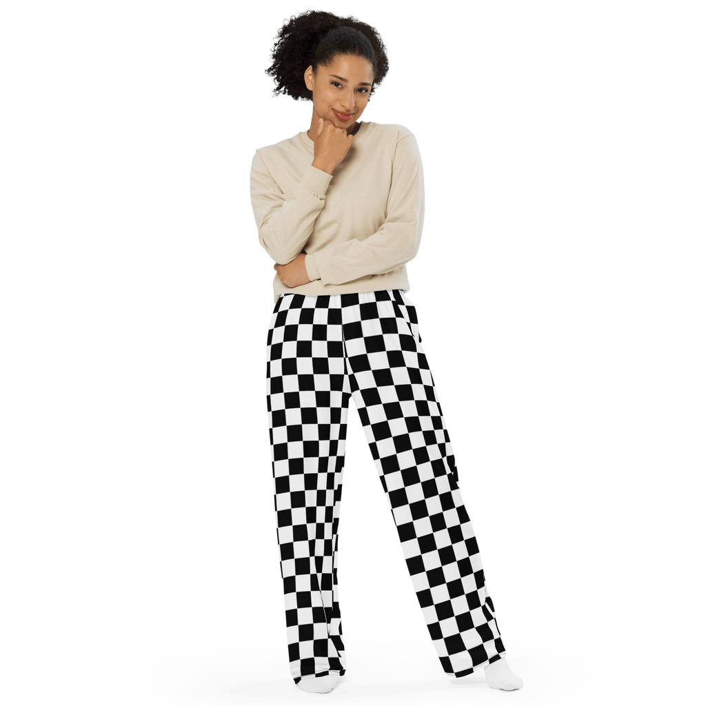 Classic Checkerboard Unisex Lounge Pants Goth Cloth Co.