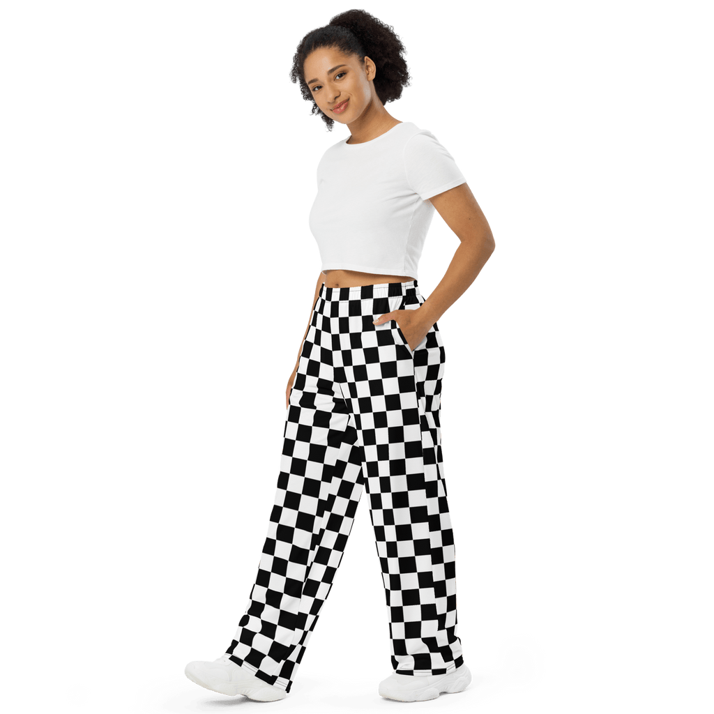 Classic Checkerboard Unisex Lounge Pants Goth Cloth Co.