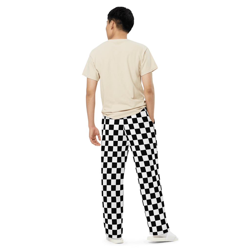 Classic Checkerboard Unisex Lounge Pants Goth Cloth Co.