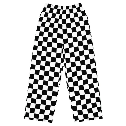 Classic Checkerboard Unisex Lounge Pants Goth Cloth Co.