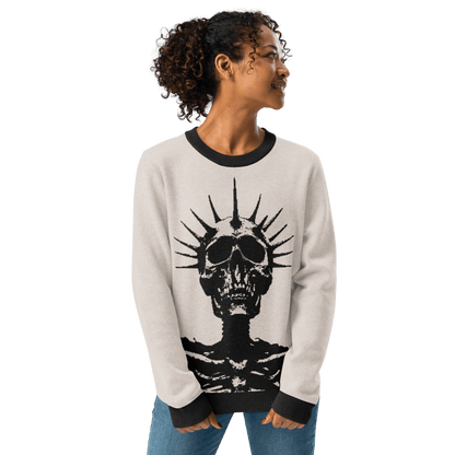 Corpse King Knit Crew Neck Sweater Goth Cloth Co.