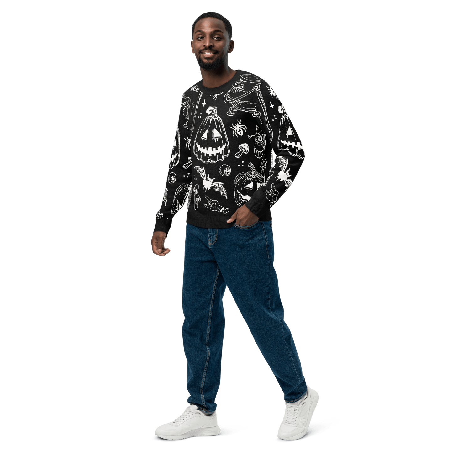 Cozy Creep Knit Crewneck Sweater Goth Cloth Co.