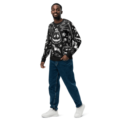 Cozy Creep Knit Crewneck Sweater Goth Cloth Co.