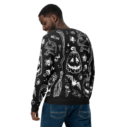 Cozy Creep Knit Crewneck Sweater Goth Cloth Co.