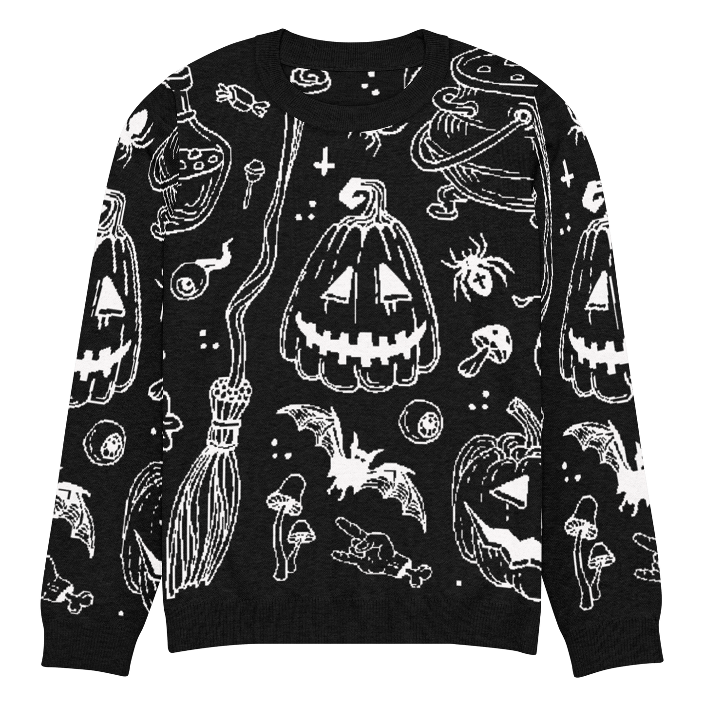 Cozy Creep Knit Crewneck Sweater Goth Cloth Co.