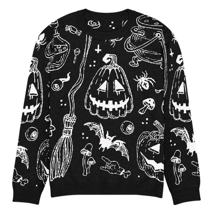 Cozy Creep Knit Crewneck Sweater Goth Cloth Co.