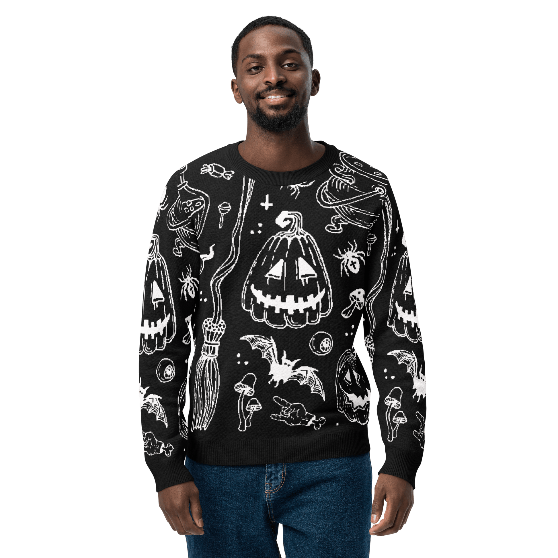 Cozy Creep Knit Crewneck Sweater Goth Cloth Co.