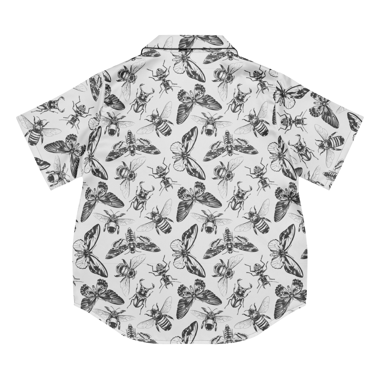 Crawly Couture Silky Pajama Top Goth Cloth Co.