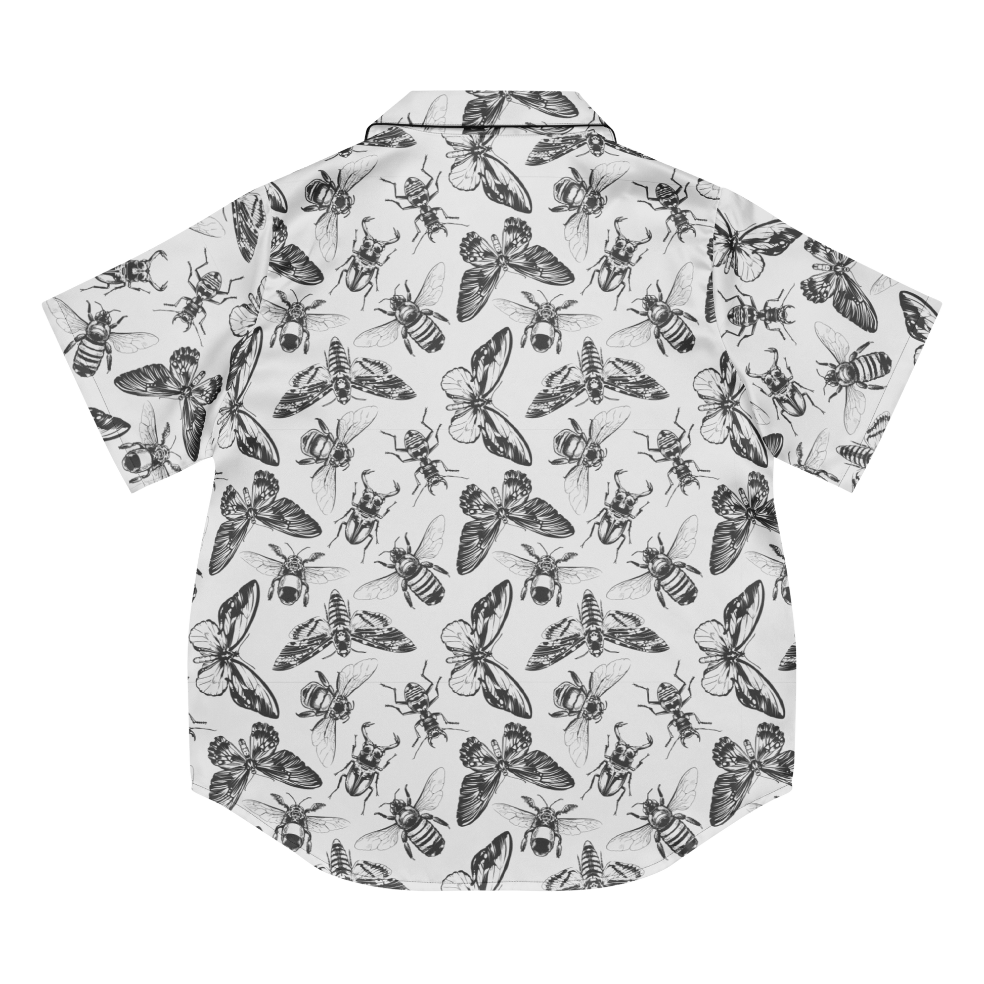 Crawly Couture Silky Pajama Top Goth Cloth Co.