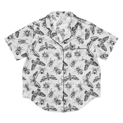 Crawly Couture Silky Pajama Top Goth Cloth Co.