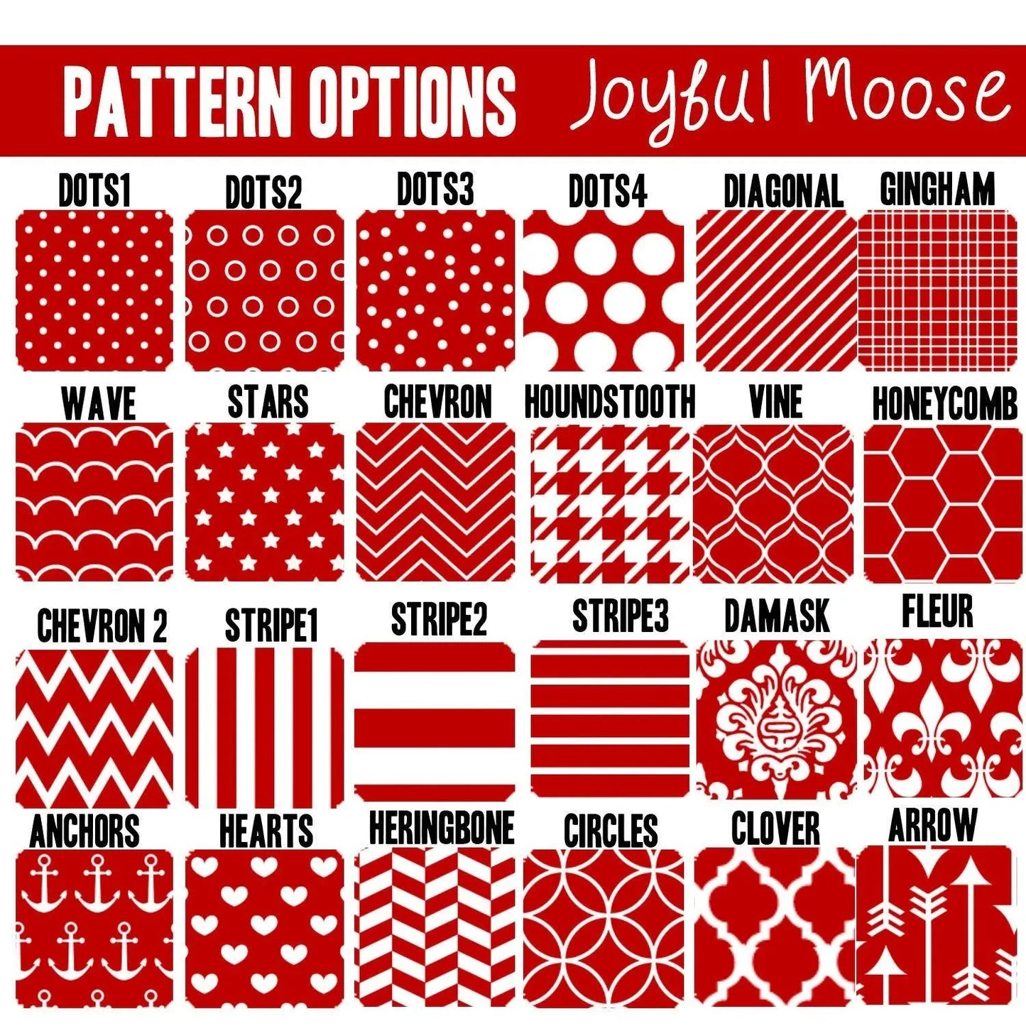 Custom Bag Tag - Backpack Name Tag - Personalized Back to School Red Navy Polka Dots Joyful Moose