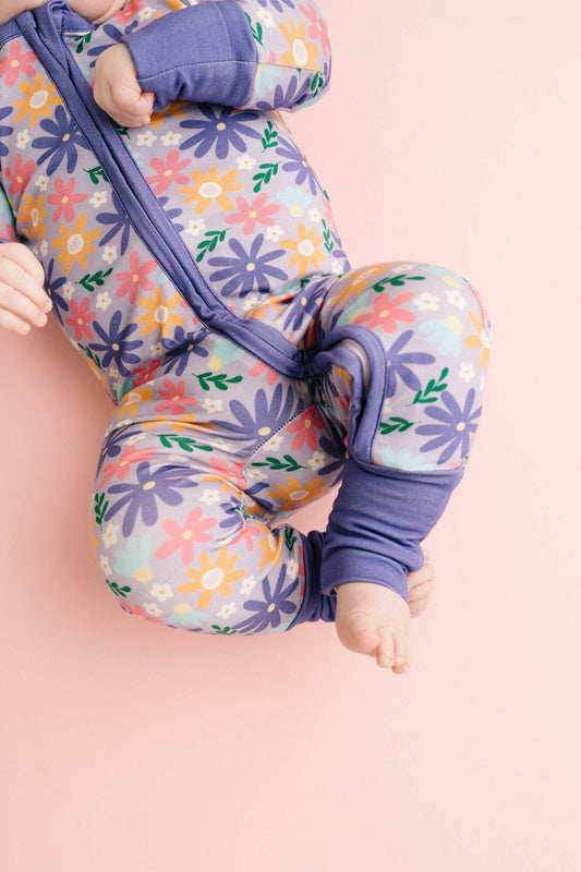 Lavender Blooms Bamboo Sleeper Thread & Co. Boutique, LLC