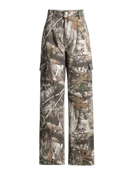 Camouflage Mid Rise Pants Wild Cactus Boutique