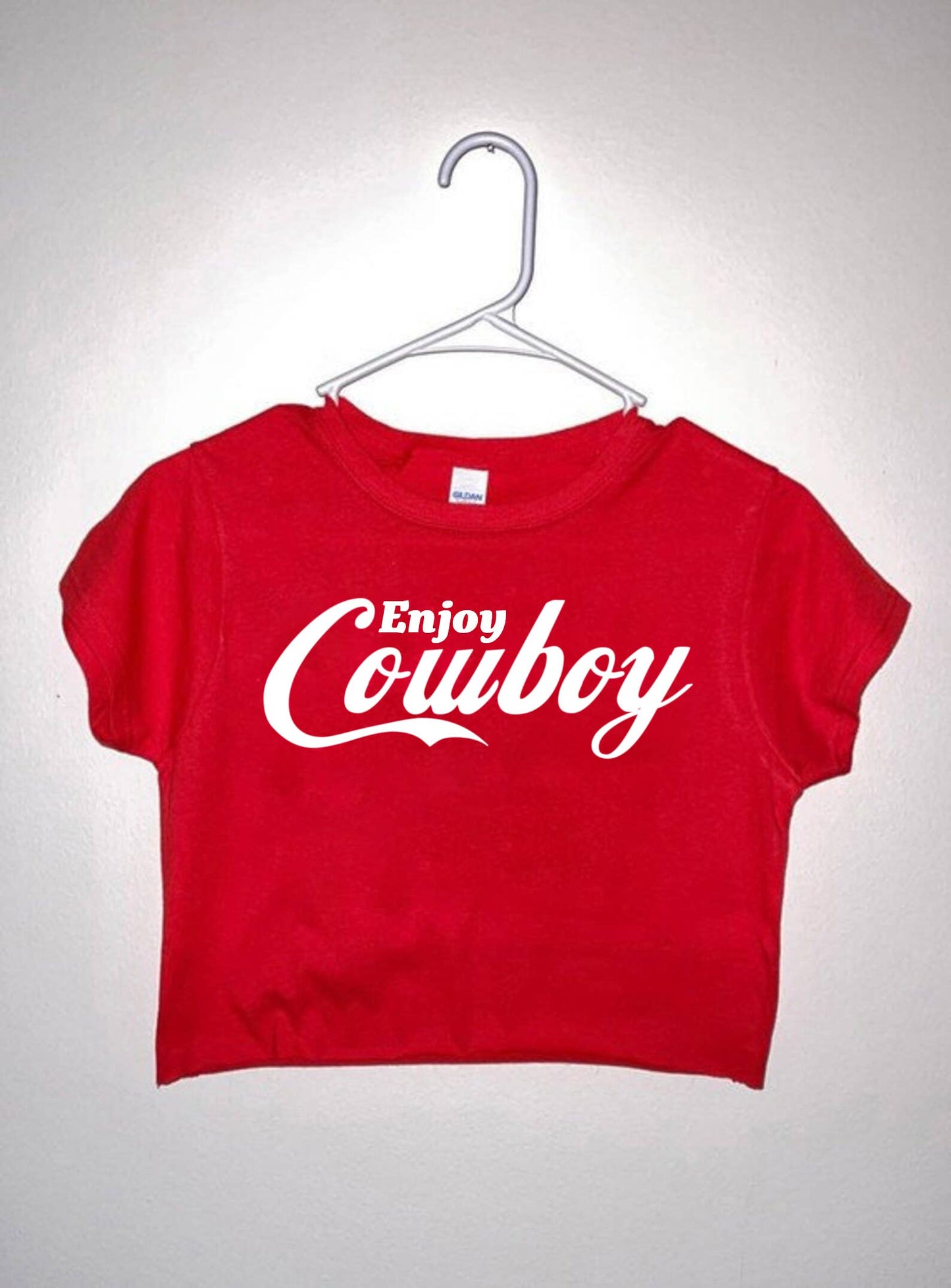 Enjoy Cowboy Crop Top Wild Cactus Boutique