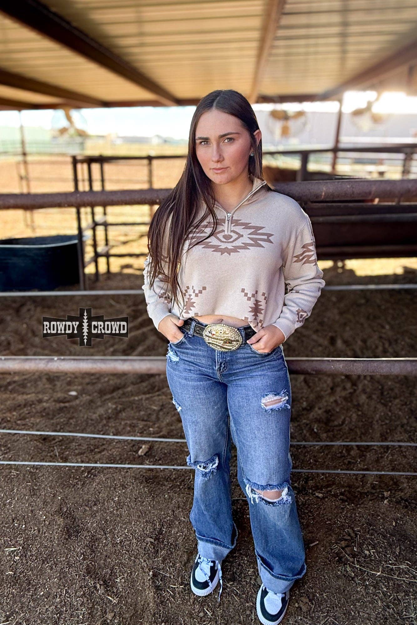 Mesa Aztec Pullover Wild Cactus Boutique