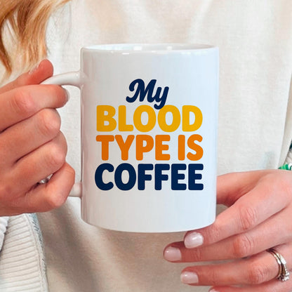 Funny Coffee Mug | Microwave Safe Ceramic Coffee Cup – Gift for Caffeine Addicts Joyful Moose