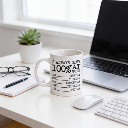 Funny Coffee Mug – Ceramic Office Coffee Mug | Coworker Gag Gift, Dishwasher Safe Joyful Moose