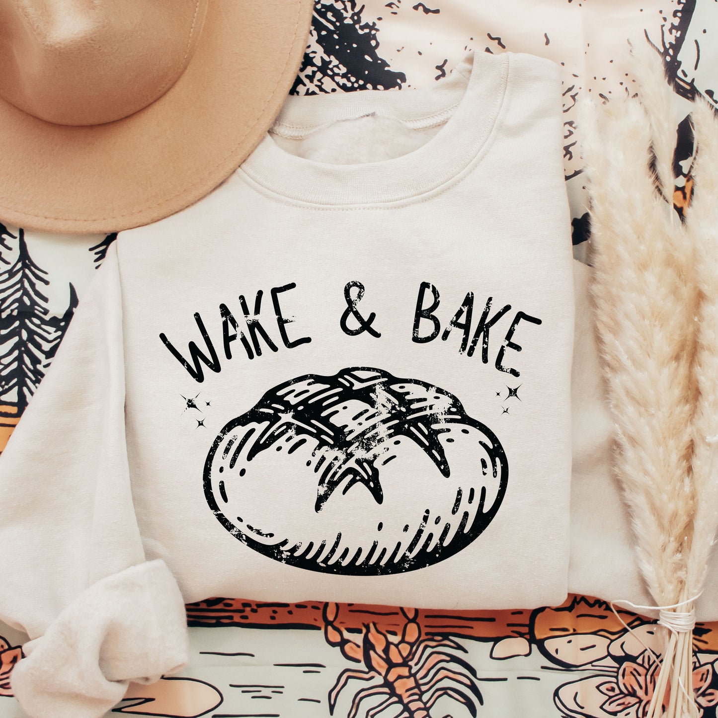 PRE-ORDER: Sourdough Bake Sweatshirt *Sand (S-3X) Chloe Vs Tank The Boutique