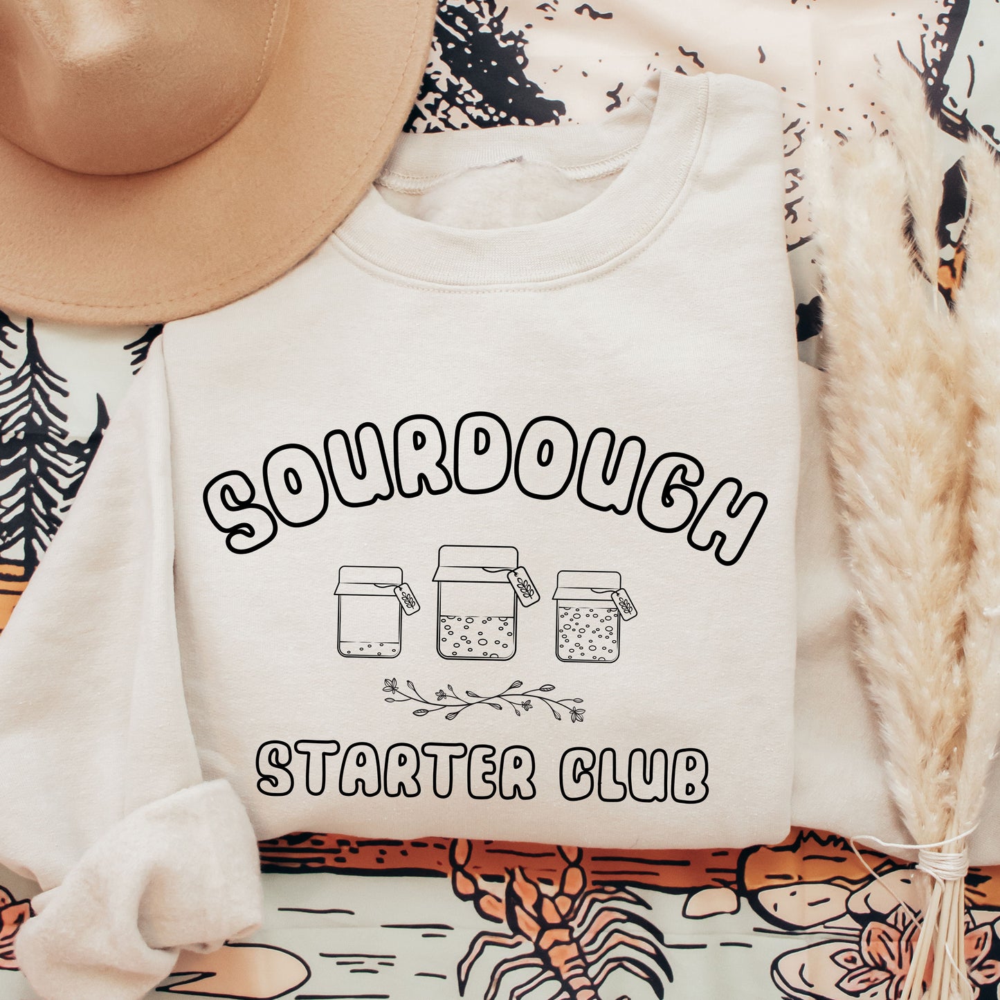 PRE-ORDER: Sourdough Starter Club Sweatshirt *Sand (S-3X) Chloe Vs Tank The Boutique