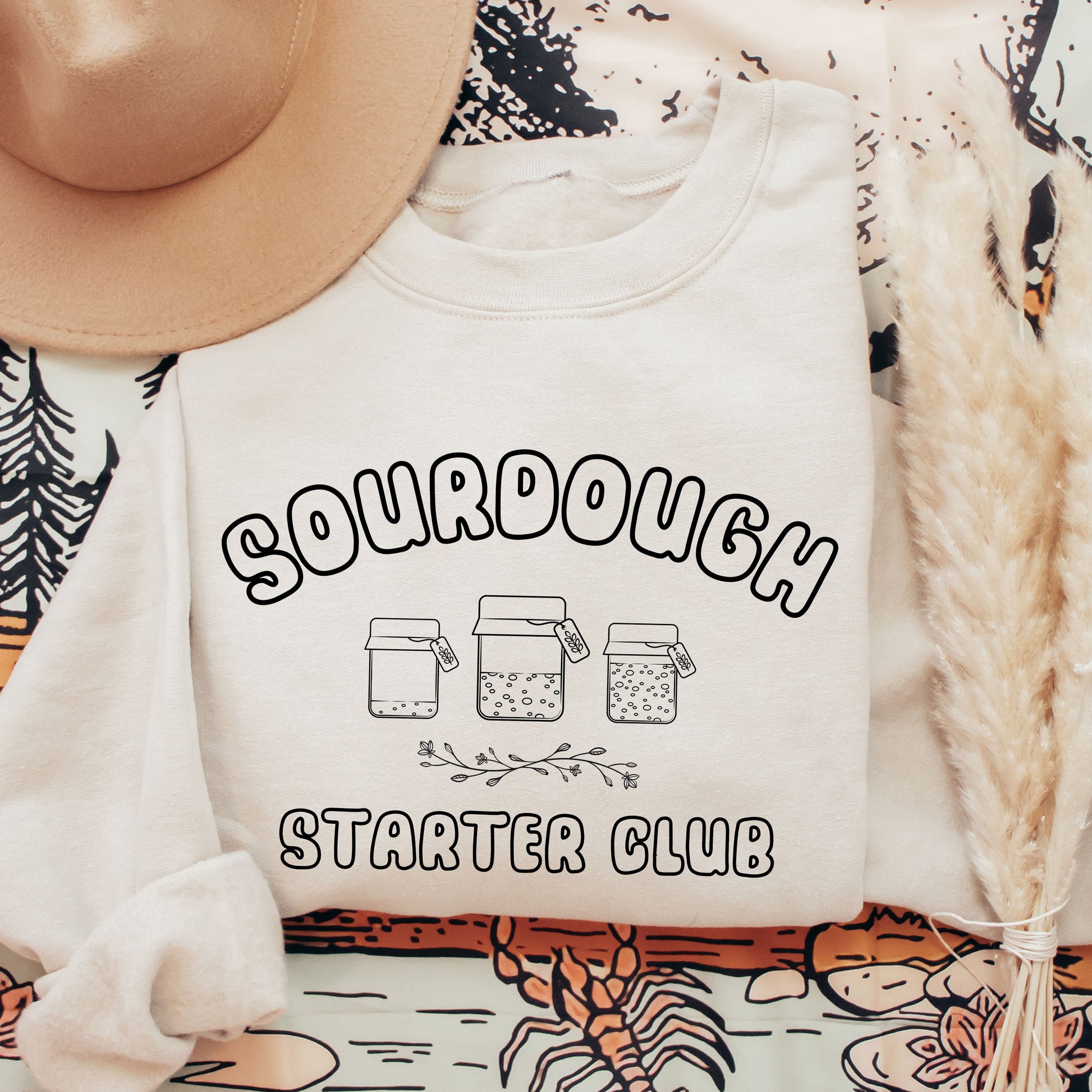 PRE-ORDER: Sourdough Starter Club Sweatshirt *Sand (S-3X) Chloe Vs Tank The Boutique