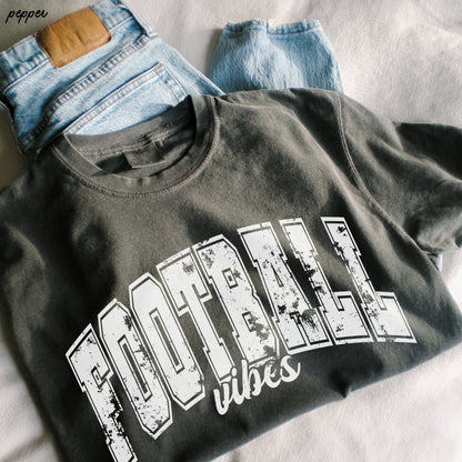 Football Vibes Tee *14 Colors (S-3X) Chloe Vs Tank The Boutique