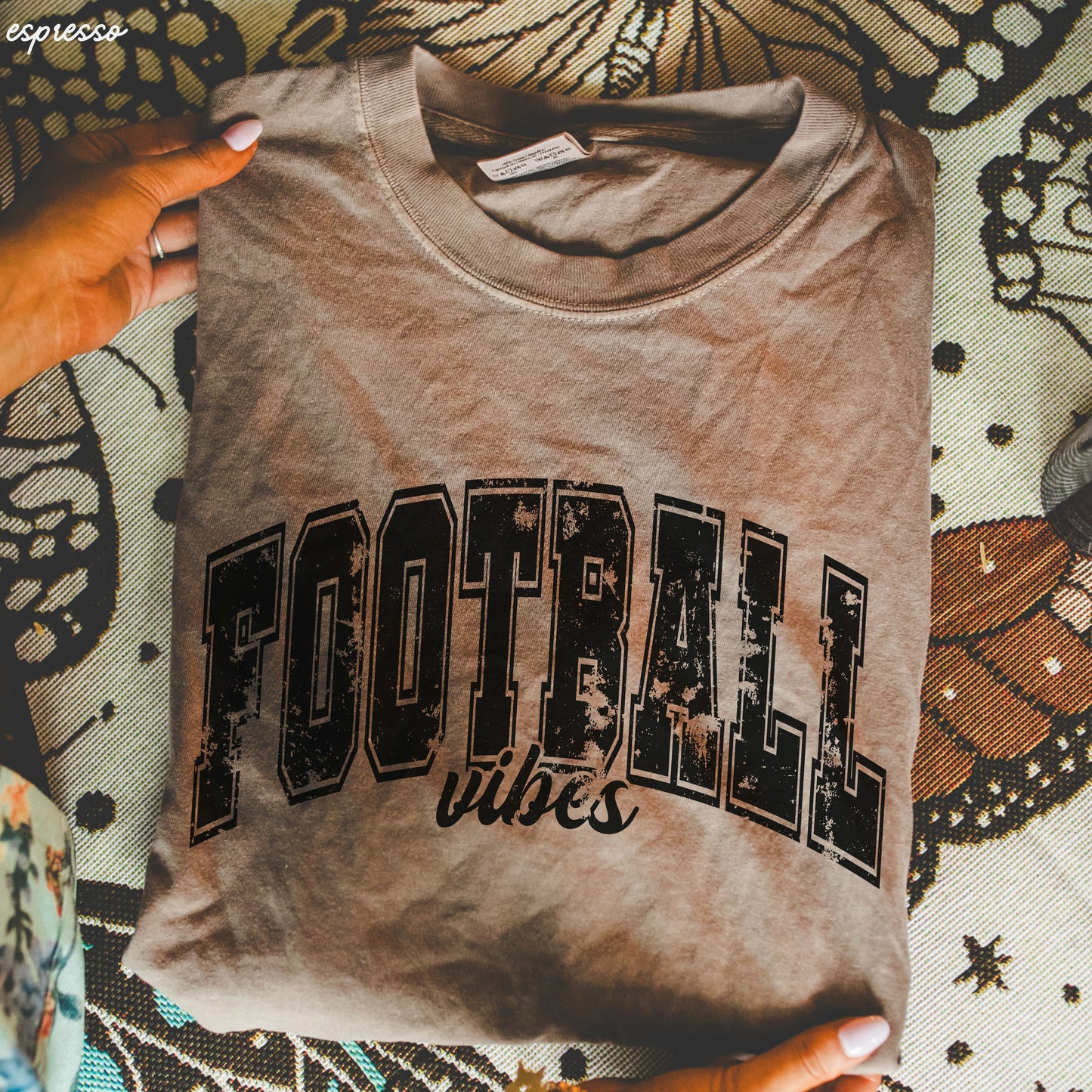 Football Vibes Tee *14 Colors (S-3X) Chloe Vs Tank The Boutique