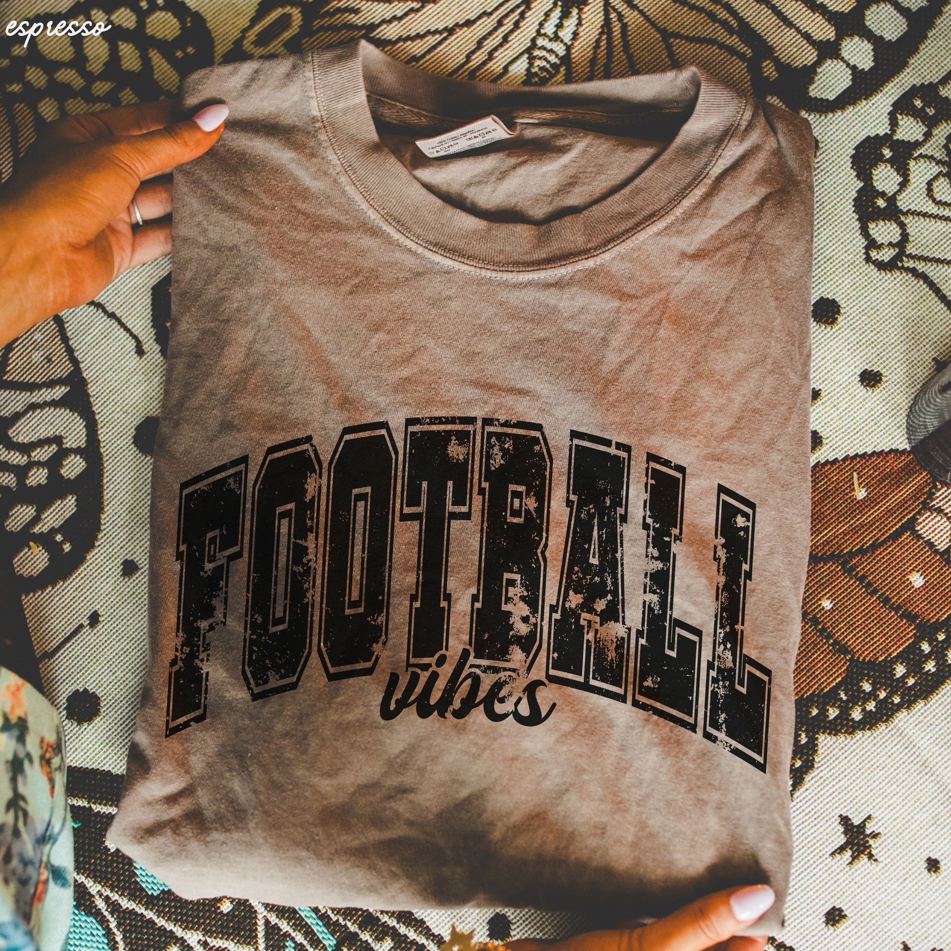 Football Vibes Tee *14 Colors (S-3X) Chloe Vs Tank The Boutique