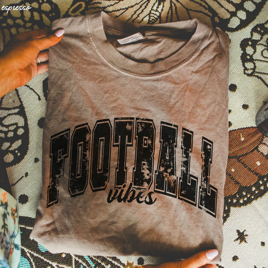 Football Vibes Tee *14 Colors (S-3X) Chloe Vs Tank The Boutique