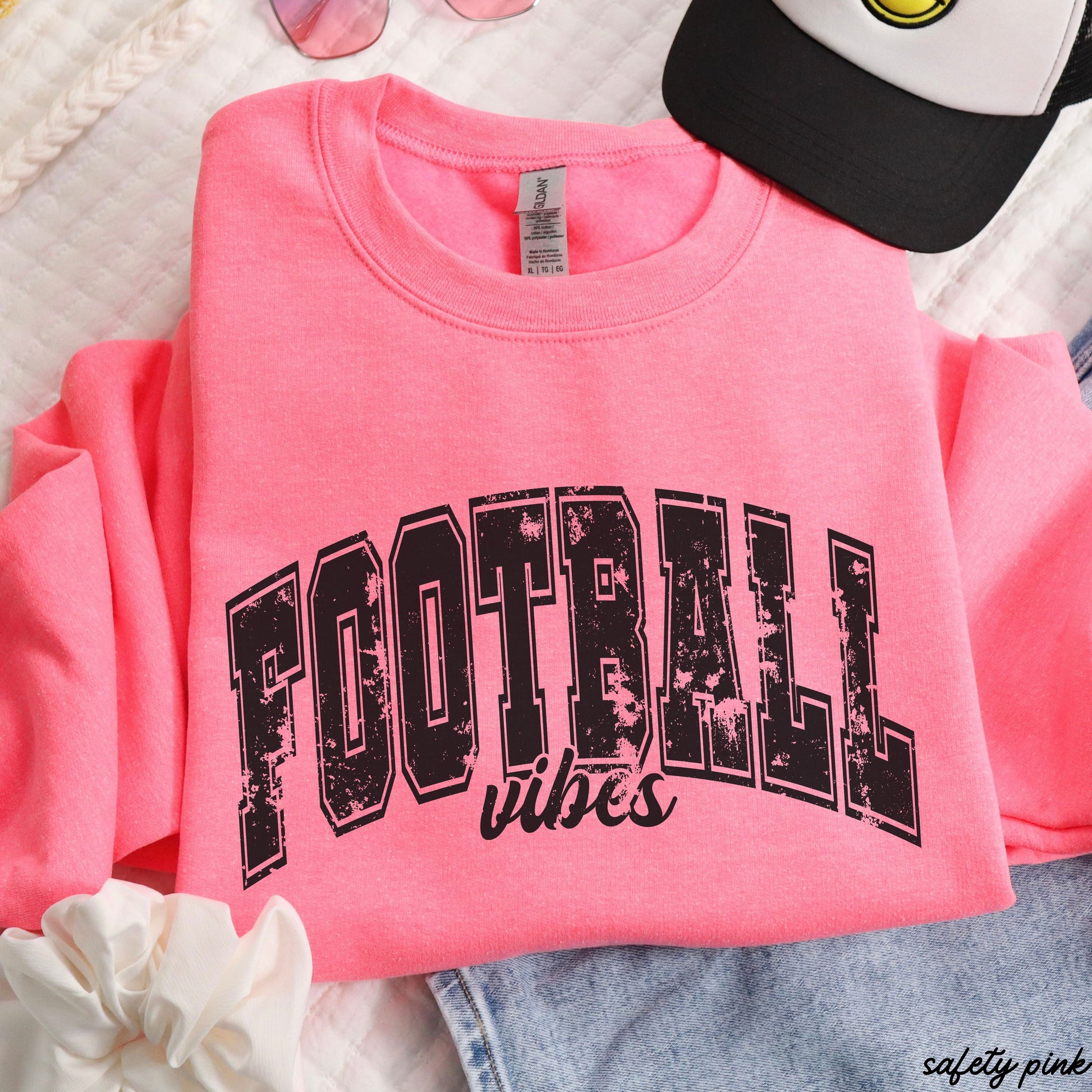 Football Vibes Sweatshirt *7 Colors (S-3X) Chloe Vs Tank The Boutique