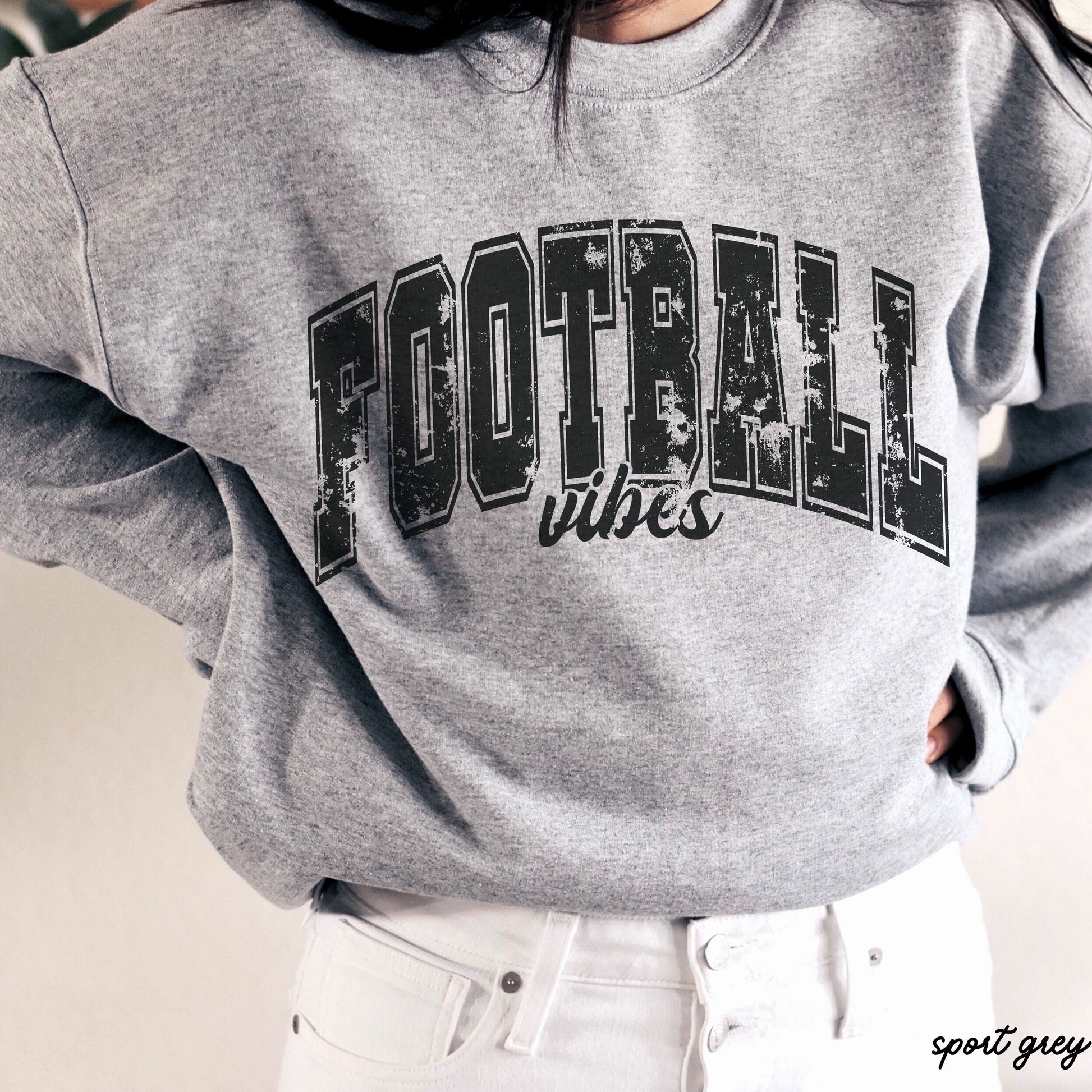 Football Vibes Sweatshirt *7 Colors (S-3X) Chloe Vs Tank The Boutique