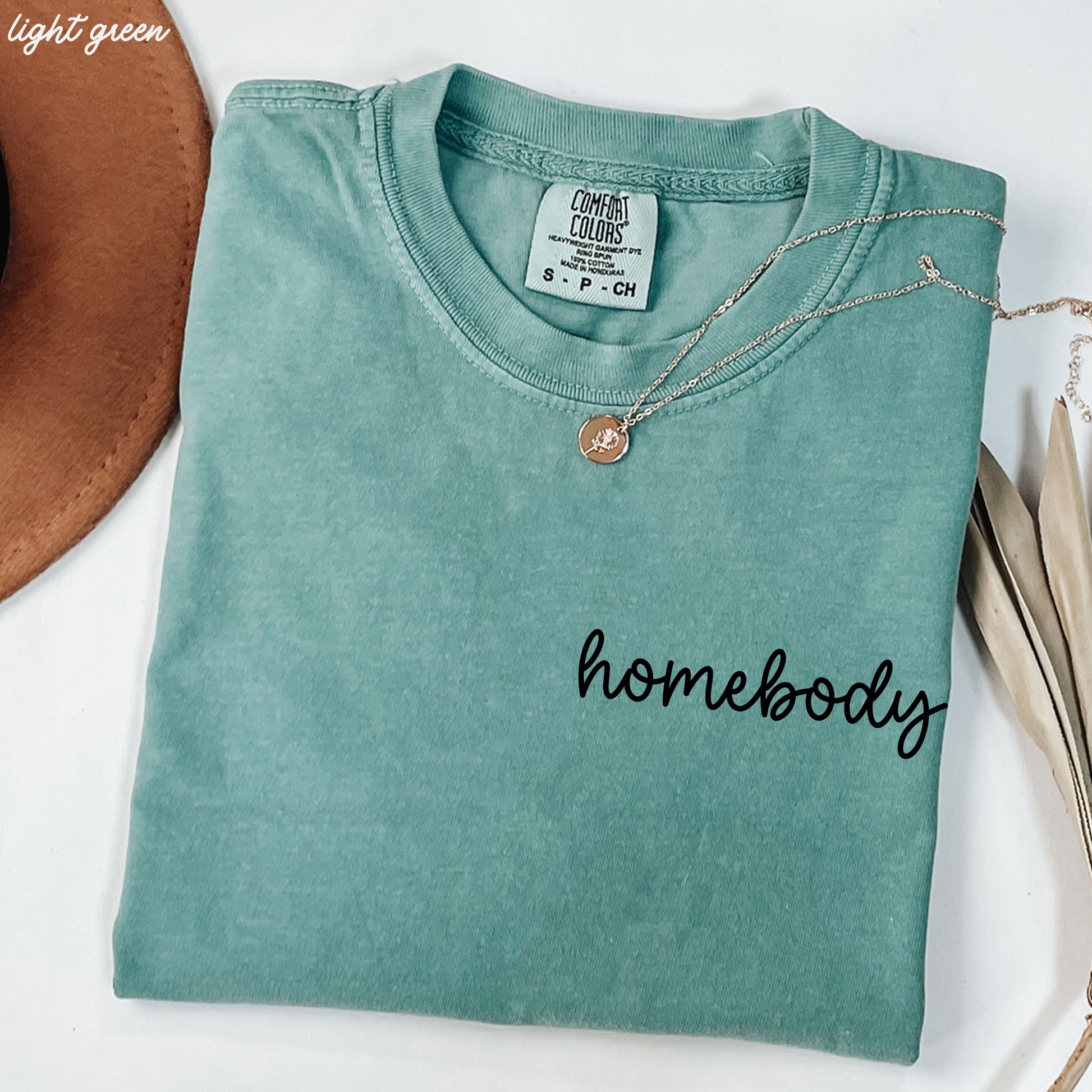 Homebody Cursive Tee *10 Colors (S-3X) Chloe Vs Tank The Boutique