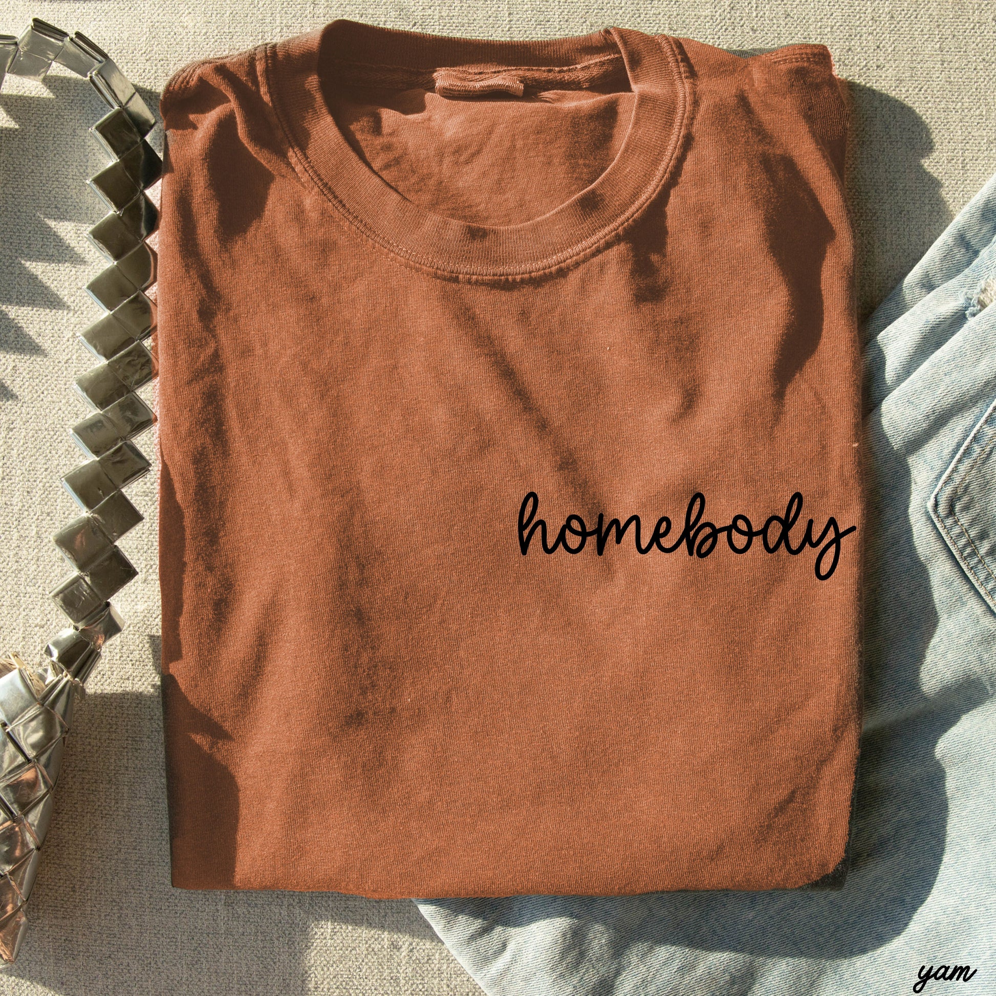 Homebody Cursive Tee *10 Colors (S-3X) Chloe Vs Tank The Boutique