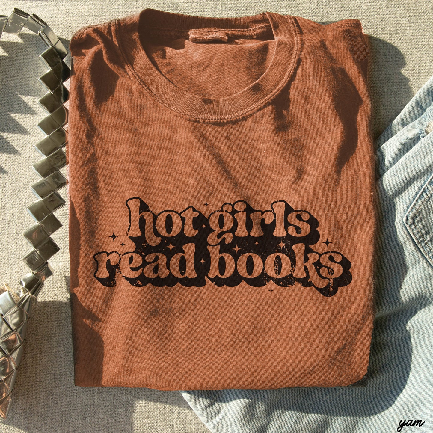 Pre-Order: Hot Girls Read Books Tee *11 Colors (S-3X) Chloe Vs Tank The Boutique