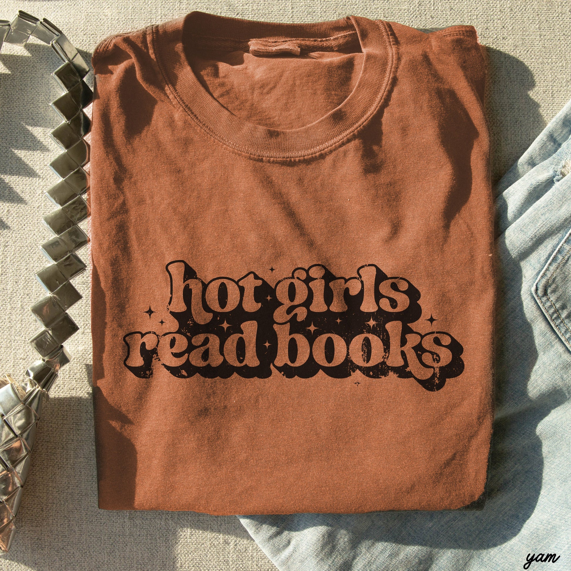 Pre-Order: Hot Girls Read Books Tee *11 Colors (S-3X) Chloe Vs Tank The Boutique